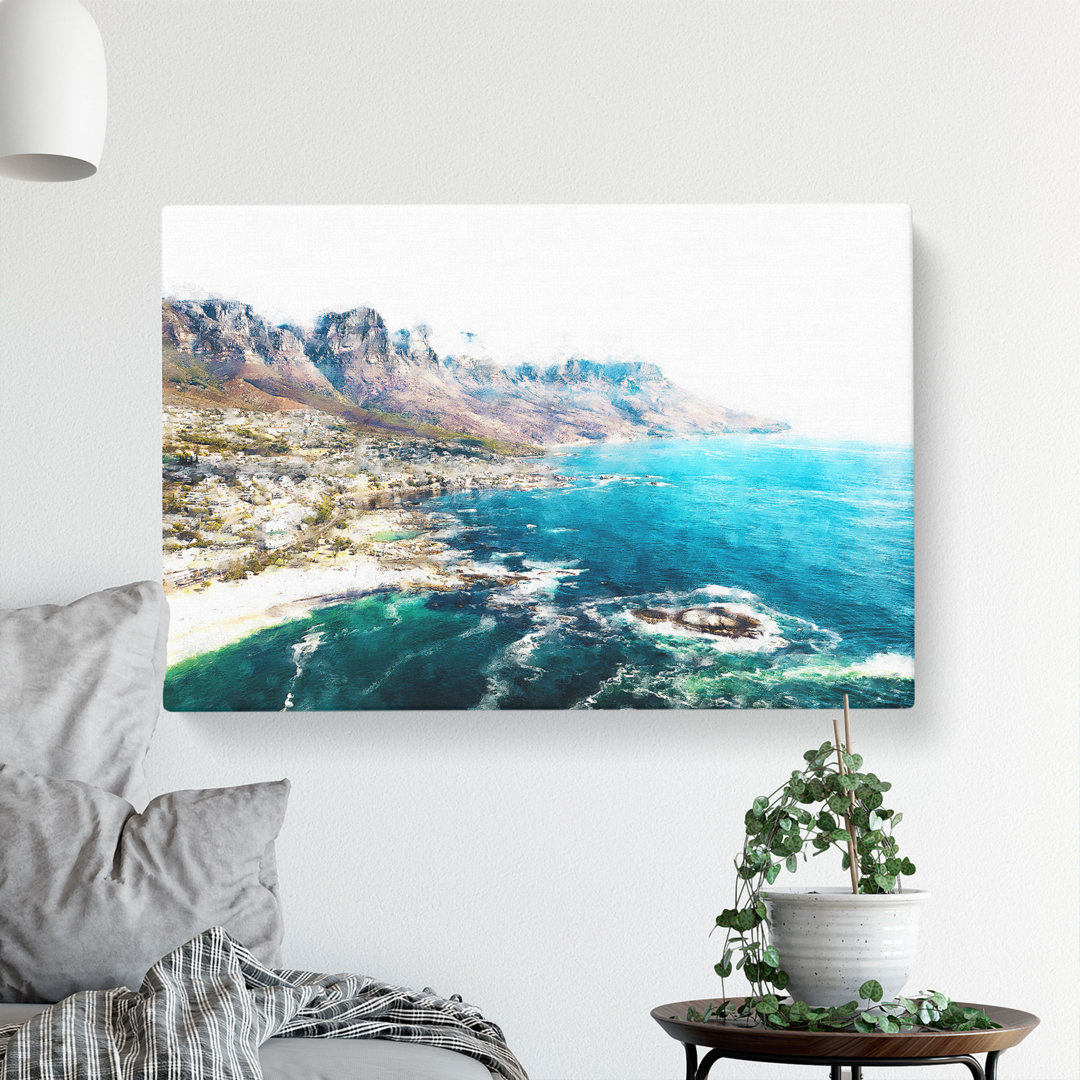 Cape Town In South Africa Painting - Wrapped Canvas