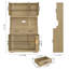 Garde-manger en bois de 74 po de hauteur avec tablette à micro-ondes et tiroirs-278618772