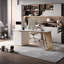 Bureau unique en pierre frittée-116421178