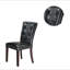 Chaise rembourrée en similicuir (ensemble de 2)