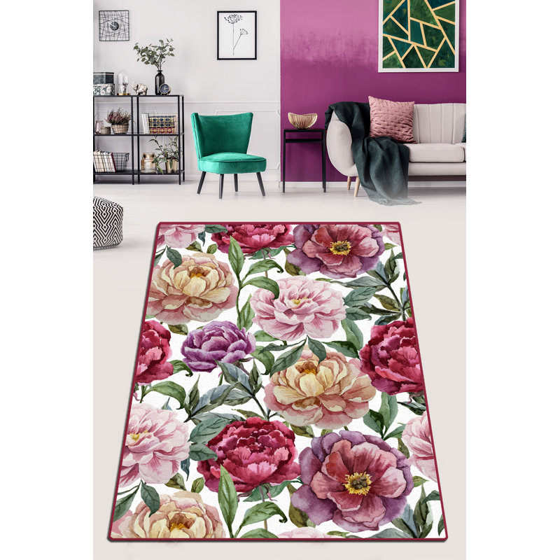 Shaver Abstract Shag Area Rug, Rectangle 100 x 150cm