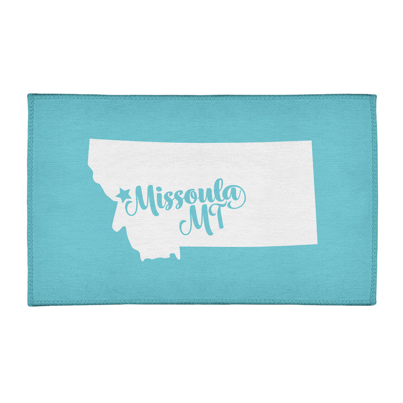 Tapis en poly-chenille missoula montana, Rectangle 3 pi x 5 pi