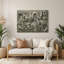 Art mural Biomorphic Abstraction 9 en métal brun-1847929632
