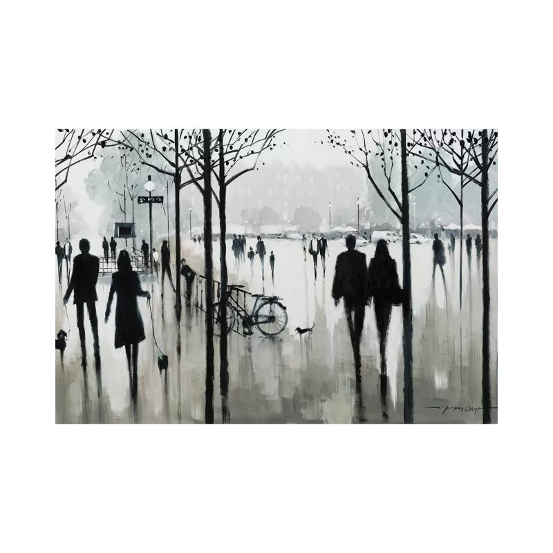 Morning Paris by E.A. Orme - Wrapped Canvas Print, 101.6 cm H x 66.04 cm W x 3.175 cm D