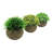 4.5" Artificial Mixed Greenery Topiary Small Plant in Pot