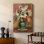 «Vintage Floral Print» - galerie sur mesure Cavas