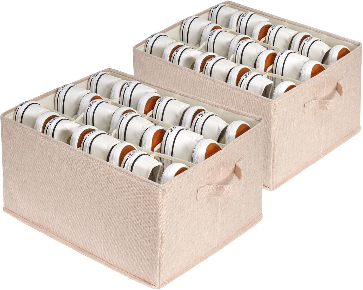 Lot De 2 Organiseurs De Chaussures Pour Placard - Peut Contenir Jusqu'à