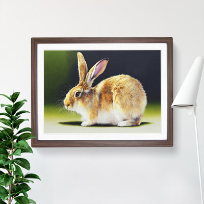 Watercolour Rabbit - Single Picture Frame Print