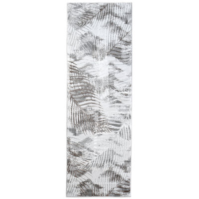 Sufiya Collection Brown/Gray Tropical Area Rug