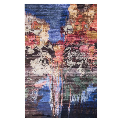Melinee Washable Geometric Indoor Rug