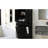 Bathroom Storage Cabinet - Black With 2 Laundry & Design Painted Tipping Device-2093160765