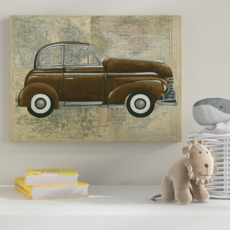 « tour par voiture i », art sur toile, H 18 po x l 24 po x P 2 po