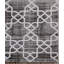 Tapis marocain en acrylique noué à la main en noir / blanc-590711271