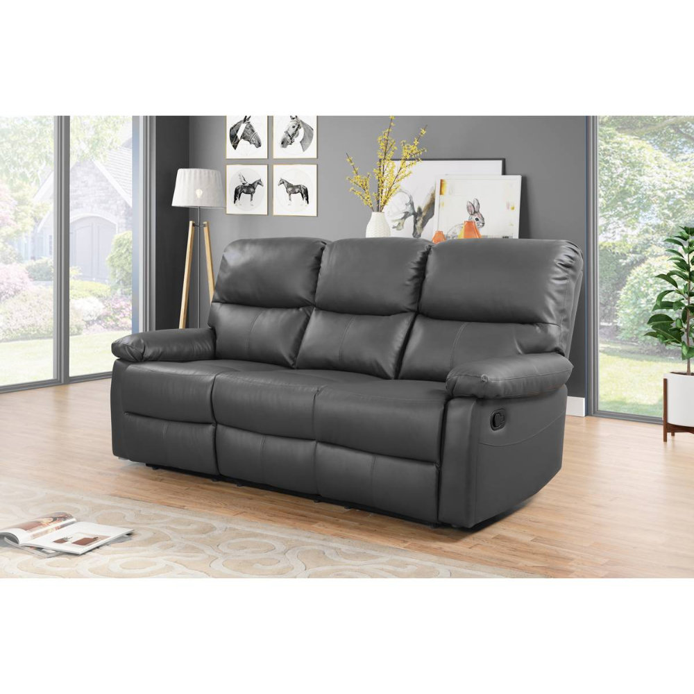 2-Sitzer Sofa Feuke aus Kunstleder