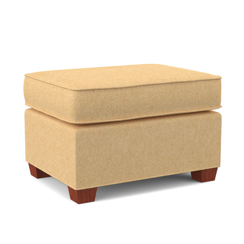 Finn 26" Wide Rectangle Standard Ottoman, BM Cherry, Dorset Camel