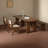 Household semi-circular dining table