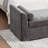 88.5" W Slipcovered Chenille Upholstered Bench-686784359