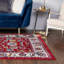 Tapis rouge à motif floral Arenas-1134034858