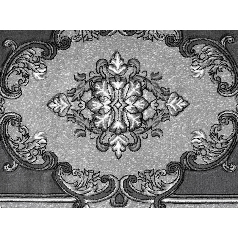 Modern Hand Carved Traditional Oriental Medallion Rug For Living Room Bedroom, Rectangle 4'10" x 7'