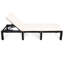 Chaise méridienne inclinable avec coussin Courtemanche-1232319814