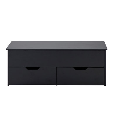 Lift-Top Coffee Table With Storage Center Tables Hidden Compartment & 2 Drawers, Sofa Table For Living Room -  Latitude Run®, 6C4EB709183D44CBA7F971E1D5C96E3C