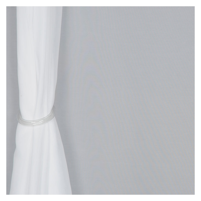 Tissu Voile, Blanc hivernal