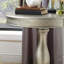 Table d'appoint ronde à piédestal en bois-1801278968