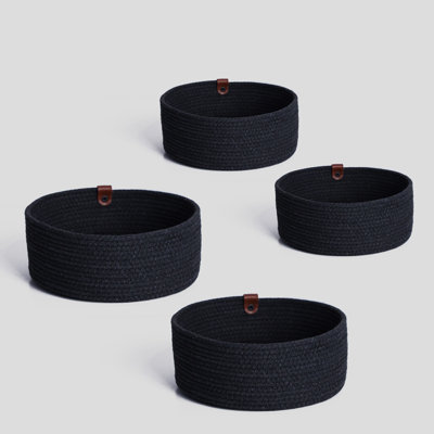 Ebern Designs Cotton Decorative Basket