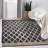 Alderson Natural Fiber Hand Loomed Jute/Cotton Geometric Rug in Charcoal-635102186