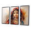 Art indien sur toile, femme indienne-965057600-965057612