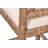 Brighton Upholstered Linen Counter Stool with Solid Wood Frame