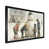 Impression noire sur toile encadrée sélectionné