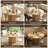 Round-to-oval Extendable Dining Table, 35.4″ Round/47.2″ Oval, Light Oak or Dark Walnut, Farmhouse Expandable Table for for Small Kitchen & Dining Areas-1927541486
