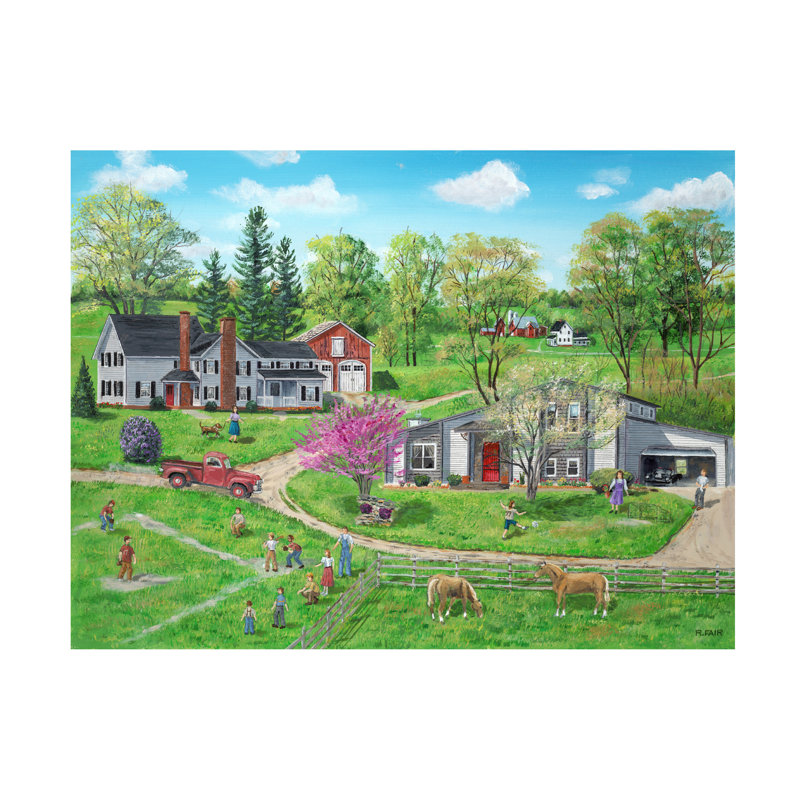 " Bob Fair Buhlers Heritage ", 35" H x 47" W x 2" D