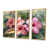 Toile avec cadre flottant or
