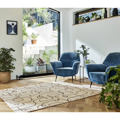 Yulija Wool Abstract Indoor Rug