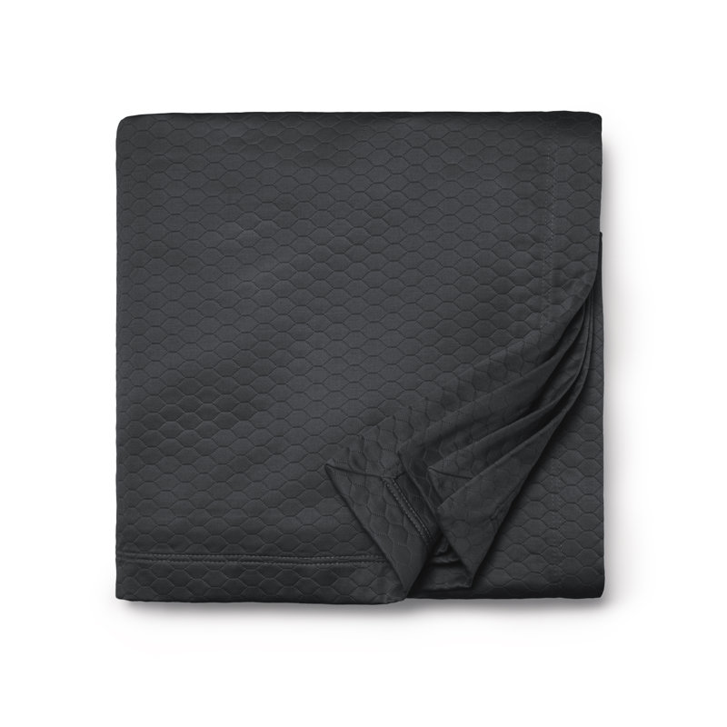 Favo Bedding, Charcoal, Full/Queen Coverlet