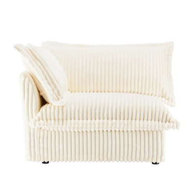 Koala Sofa Lsf W/1 Pillow -Cream
