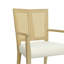 Chaise de salle à manger de confort moderne de style Mid-Century en bois massif pour espaces polyvalents