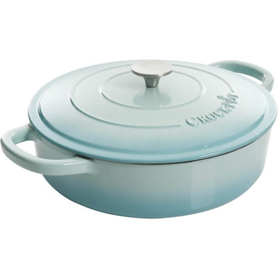 Plat à braiser en fonte émaillé avec couvercle Crock-Pot Artisan 5 pte, rond
