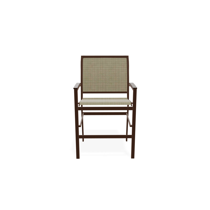 Chaise de café empilable en aluminium Bazza, Kona, Pierre Elevation