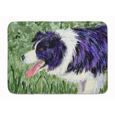 Tapis pour salle de bain en mousse à mémoire de forme collie border