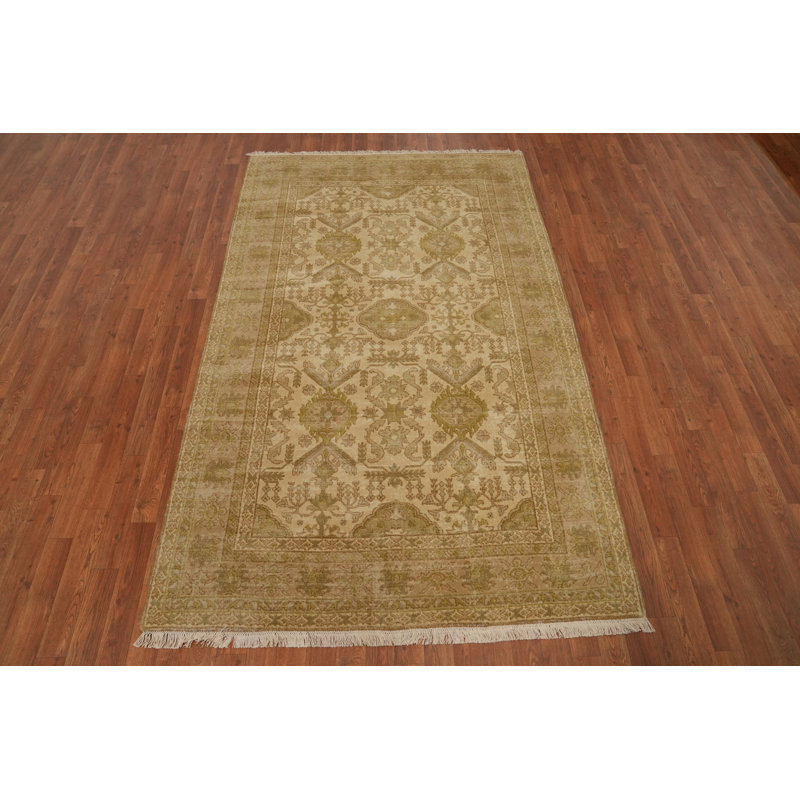 Tapis indien géométrique Oushak 5 x 8