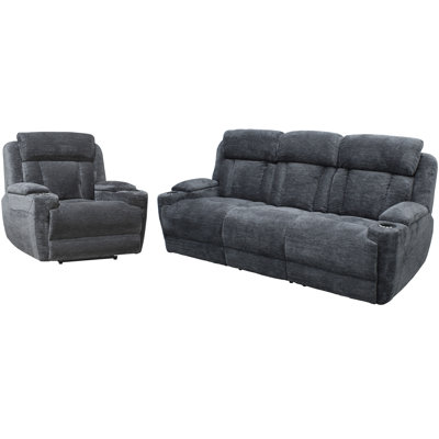 Pul Power Reclining Sofa And Recliner