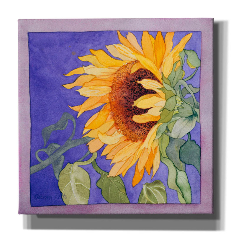 Sur toile, H 37 po x l 37 po x P 1,5 po