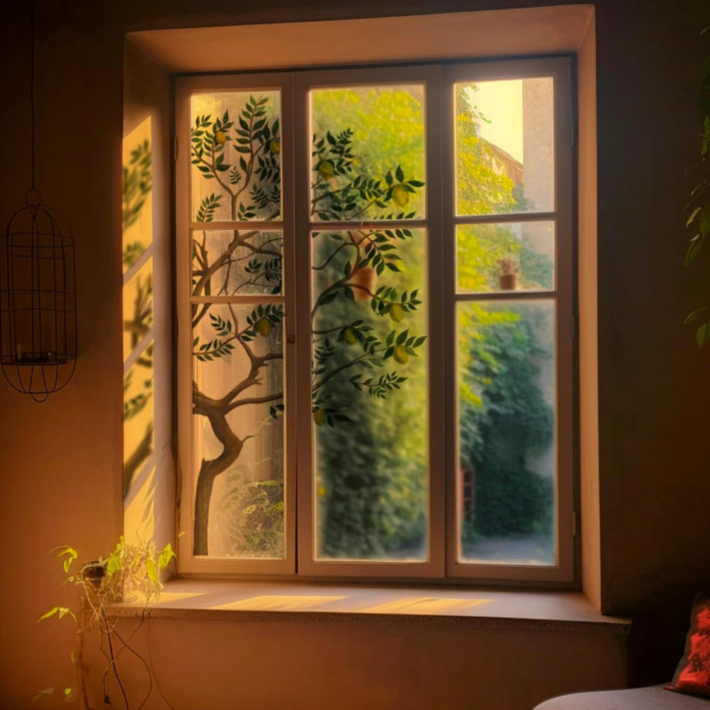 Adhésif décoratif demi-fenêtre Original