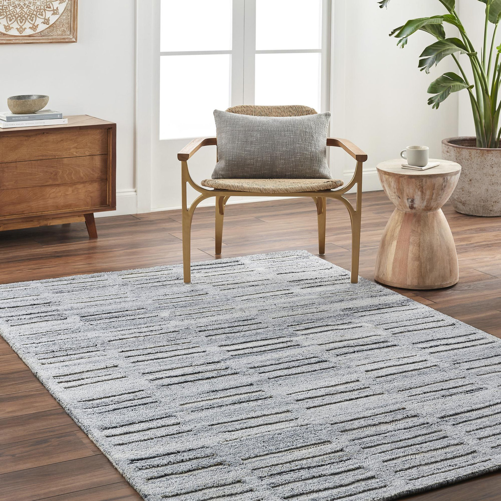 Nora Hand Tufted Recycled P.E.T Indoor / Outdoor Rug, Runner 2'6" x 8'