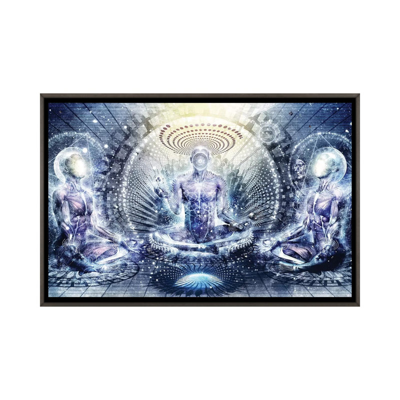 « Awake was so beautiful » par Cameron Gray-impression d’art graphique, H 18 po x l 26 po x P 1,5 po, Pas de tapis