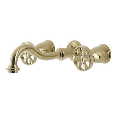 Kingston Brass Belknap Two-Handle 3-Hole Wall Mount Tub Faucet