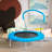 36" Trampoline With Handle-Metal-118610978